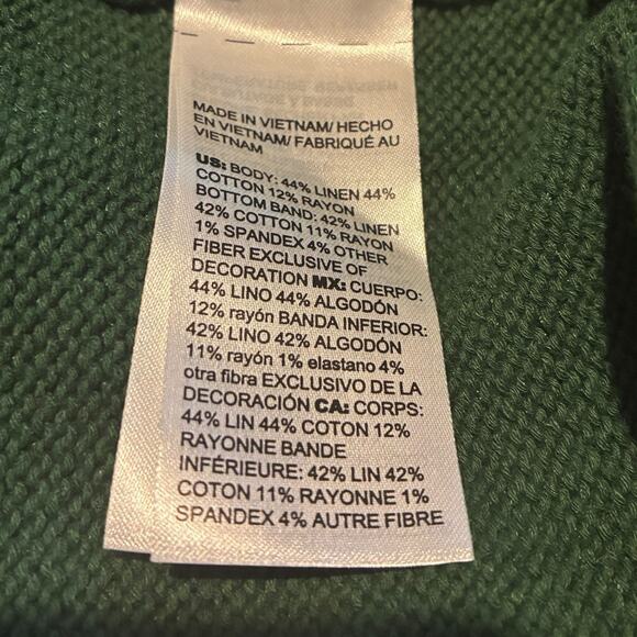 Chico's Sweater Women's Size 3 (XL) Caviar Trim Juniper Short Cuffed Sleeve - Picture 5 of 7